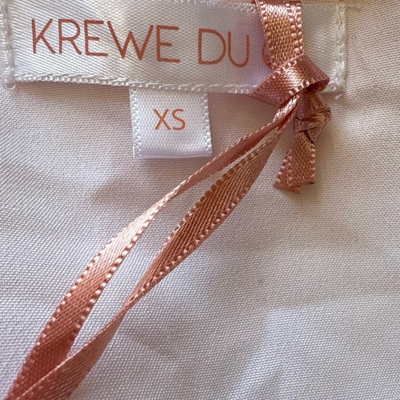 KREWE DU Q Pink & White Layered Ruffle Dress Size XS - Picture 7 of 8